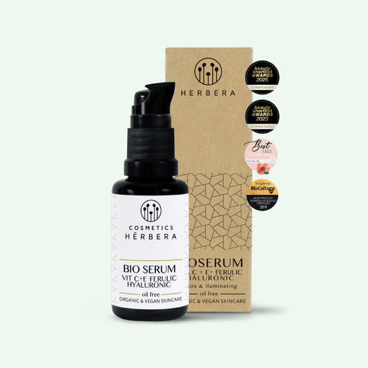 Bio Serum Vitamin C + E + Ferulic + Hyaluronic Oil Free - 30 ml