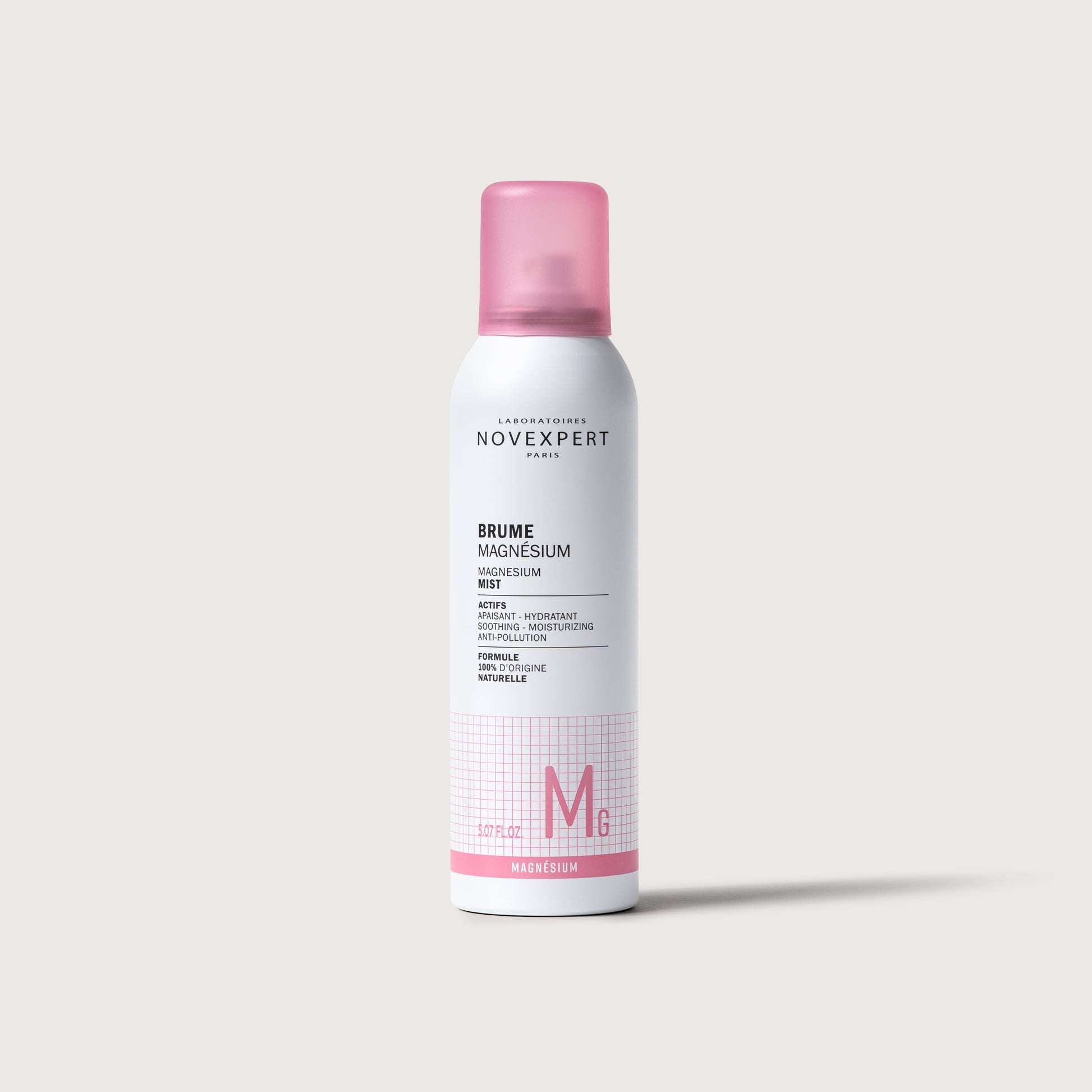 Bruma de Magnesio Novexpert en spray para piel sensible e hidratación facial - Piperita Bio