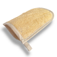 Manopla de baño de luffa 100% natural, vegetal y biodegradable de la marca Iberluffa en Piperita Bio.