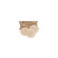 Pack de discos exfoliantes faciales de luffa natural de Iberluffa con su embalaje de cartón Kraft sostenible en Piperita Bio.